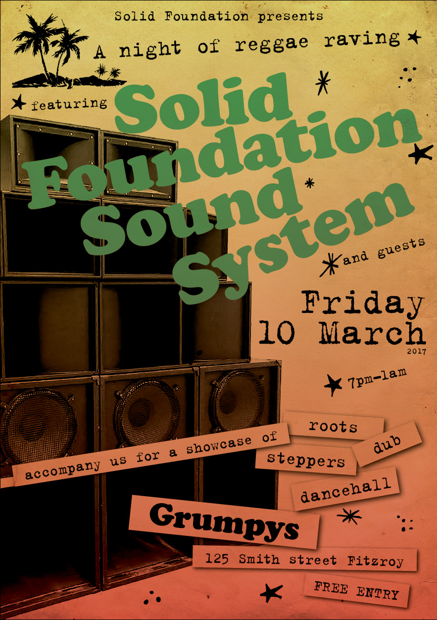 Poster for SOLID FOUNDATION POSTER MARCH2017
