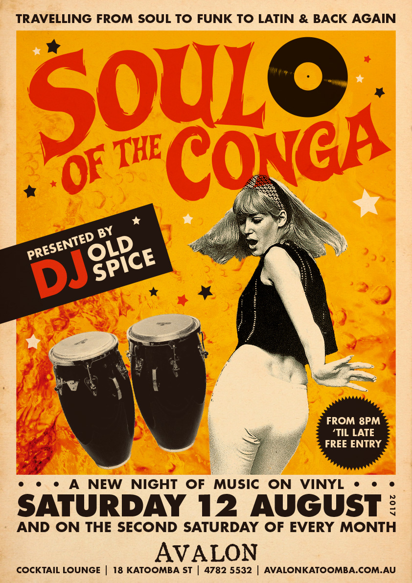 Poster for Soul Of The Conga A3 AUG17