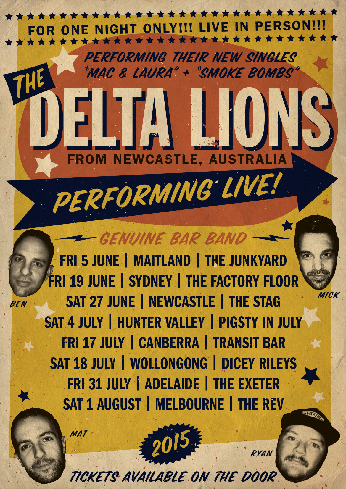 Poster for DELTA LIONS A3