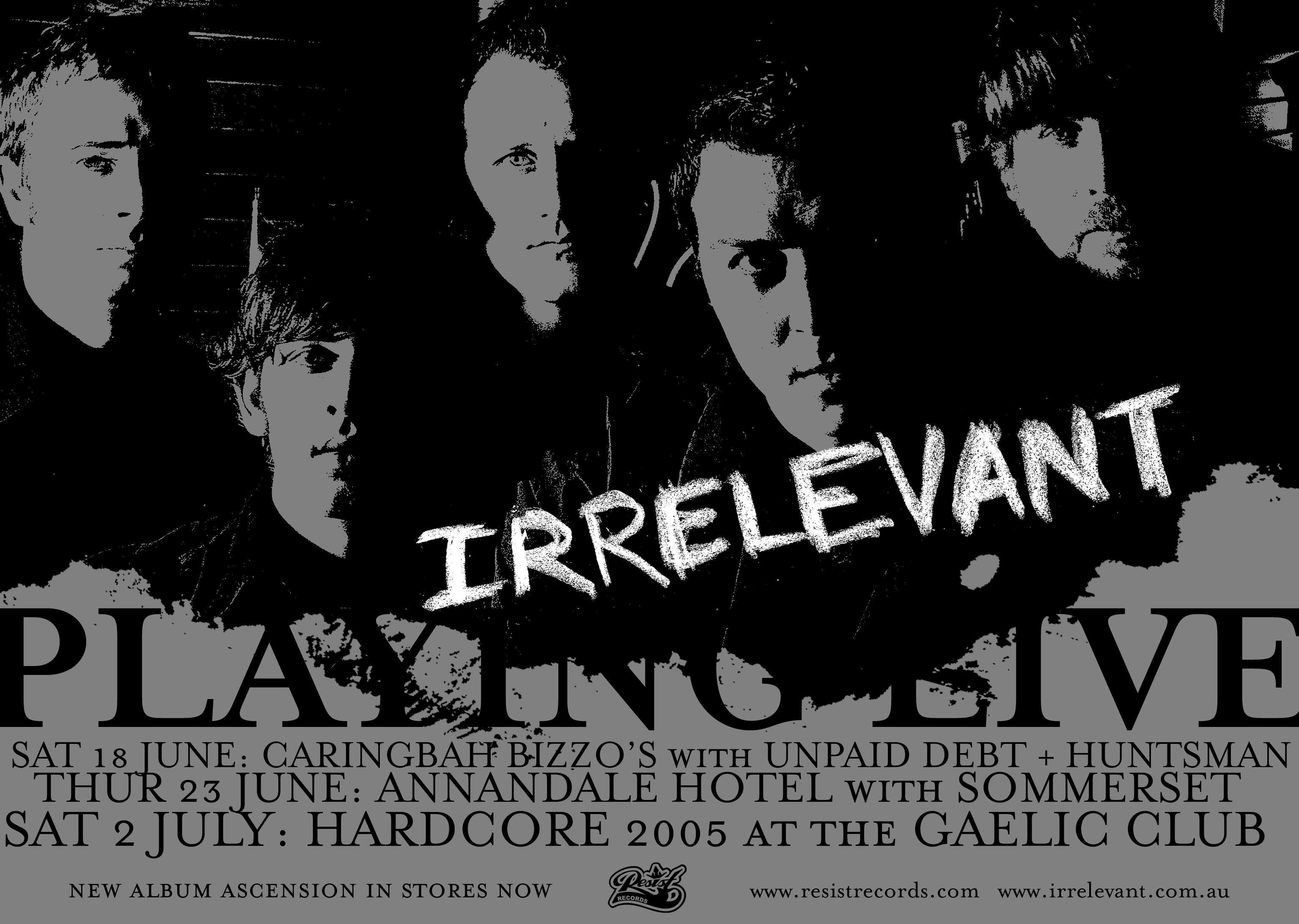 Poster for Irrelevant Drum Ad
